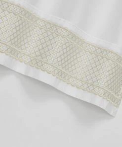 Five Queens Court Montefiore Sheet Set Or Pillowcase Set Gold -J. Queen New York shop unnamed file 253