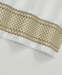 Five Queens Court Montefiore Sheet Set Or Pillowcase Set Gold -J. Queen New York shop unnamed file 255