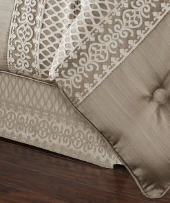 Five Queens Court Beaumont Champagne Comforter Set Or Euro Sham -J. Queen New York shop unnamed file 328