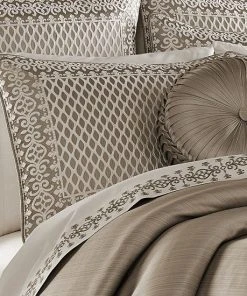 Five Queens Court Beaumont Champagne Comforter Set Or Euro Sham -J. Queen New York shop unnamed file 329