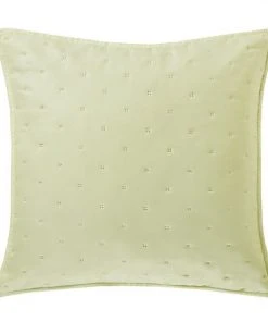 Five Queens Court Vito Euro Quilted Sham Green -J. Queen New York shop unnamed file 354