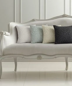 Five Queens Court Beaded Decorative Throw Pillow White -J. Queen New York shop unnamed file 419