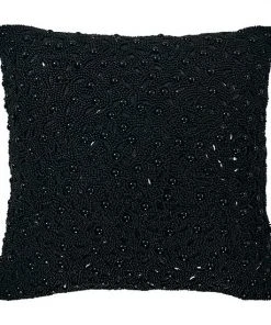 Five Queens Court Beaded Decorative Throw Pillow White -J. Queen New York shop unnamed file 422