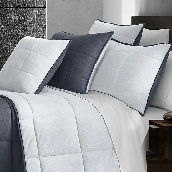 Five Queens Court Patton Quilt Set With Shams Gray 4 Five Queens Court Patton Quilt Set With Shams Gray - Image 2