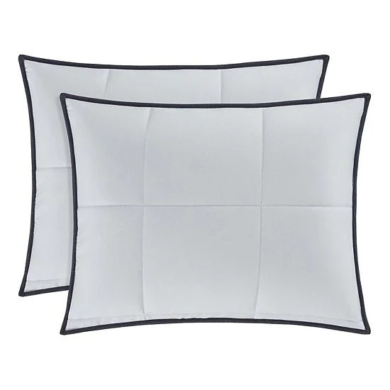 Five Queens Court Patton Quilt Set With Shams Gray 5 Five Queens Court Patton Quilt Set With Shams Gray - Image 3