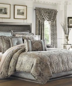 Five Queens Court Paulina Stone Comforter Set With Shams