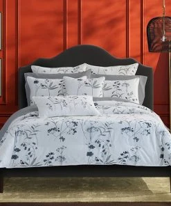 Five Queens Court Bonnie Grey Comforter Set With Shams Gray