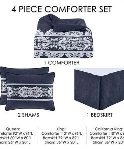 Five Queens Court Shelburne Comforter Set With Shams -J. Queen New York shop unnamed file 515