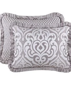 Five Queens Court Lafayette Silver Comforter Set With Shams -J. Queen New York shop unnamed file 530