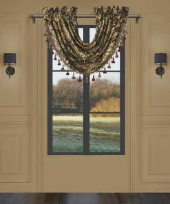 Five Queens Court Stefania Window Waterfall Valance -J. Queen New York shop unnamed file 593