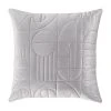 Five Queens Court Bradley Square Decorative Throw Pillow Gray -J. Queen New York shop unnamed file 694