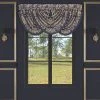 Five Queens Court Woodstock Indigo Window Waterfall Valance -J. Queen New York shop unnamed file 699