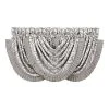 Five Queens Court Lafayette Silver Window Waterfall Valance -J. Queen New York shop unnamed file 707