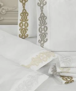 Five Queens Court Isabel Sheet Set Silver -J. Queen New York shop unnamed file 77