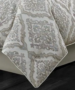 Five Queens Court Tammy Silver 4-piece Comforter Set 7 Five Queens Court Tammy Silver 4-piece Comforter Set -J. Queen New York shop unnamed file 771