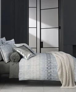 Five Queens Court Fulton Duvet Cover Blue