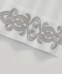 Five Queens Court Isabel Sheet Set Silver -J. Queen New York shop unnamed file 81