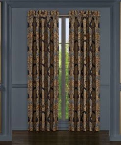 Five Queens Court Bristol Indigo 2-pack Window Curtain Set